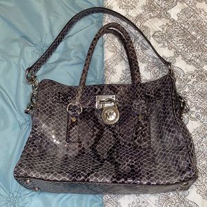 Michael Kors Snakeskin/leather Purse